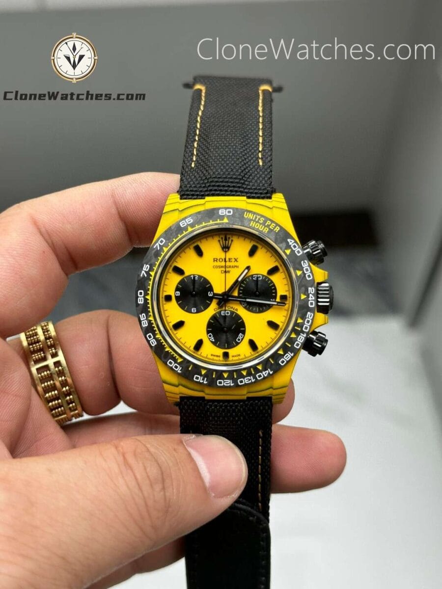 Super Clone Watches – Modified DiW Rolex Daytona BUMBLEBEE