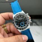 Modified Super Clone Watches 1:1 DiW Rolex Daytona Quartz Fiber Unique Piece RACING BLUE - Image 2