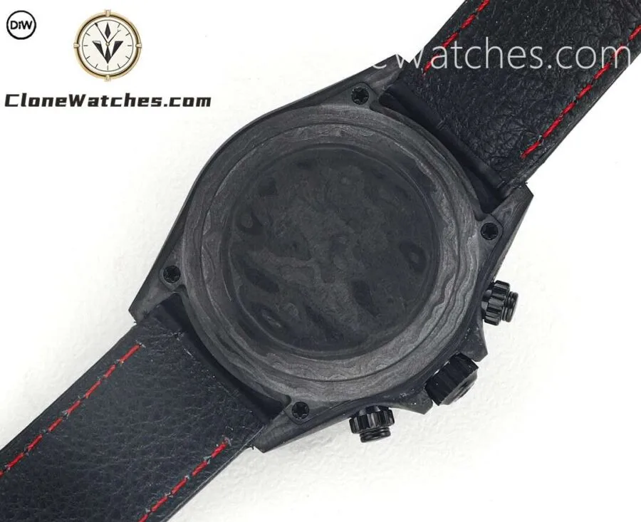 Modified Super Clone Watches 1:1 DiW Rolex Daytona Carbon Fiber RAINBOW BLACK - Image 8