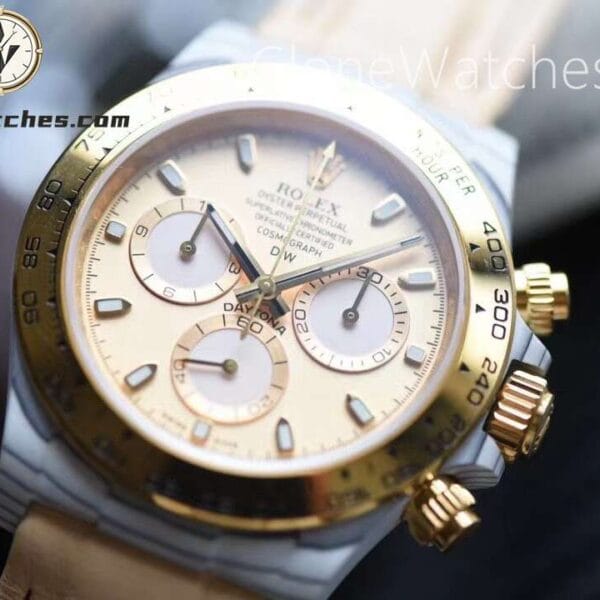 Super Clone Watches – Modified DiW Rolex Daytona GOLDEN ESSENCE