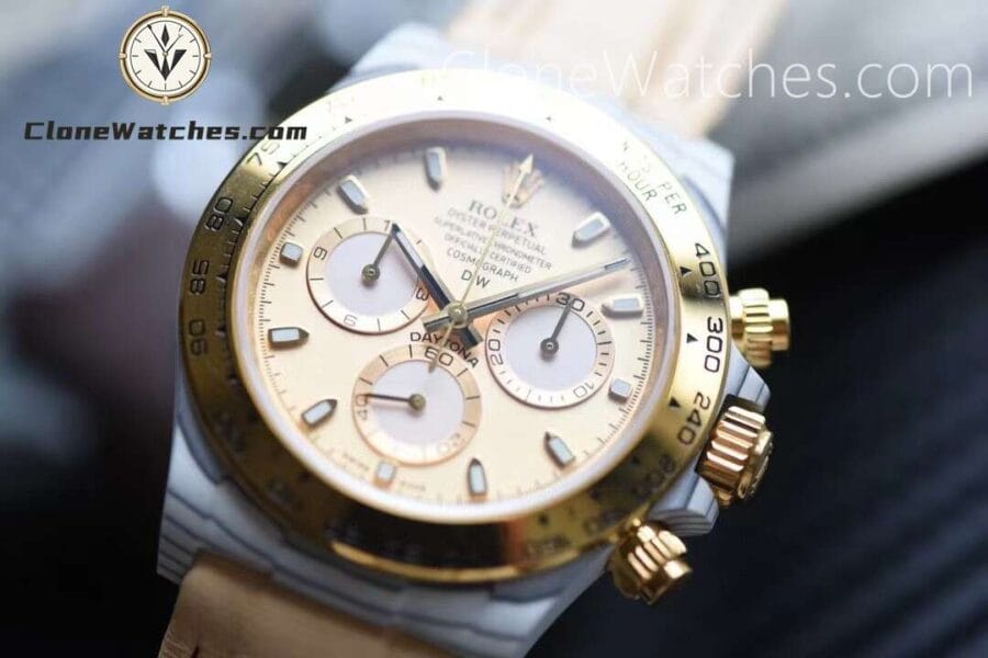 Super Clone Watches – Modified DiW Rolex Daytona GOLDEN ESSENCE