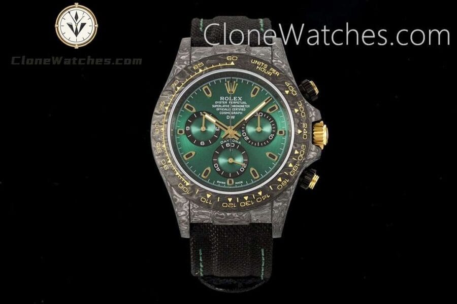 Super Clone Watches – Modified DiW Rolex Daytona “GRADIENT GREEN GOLD”