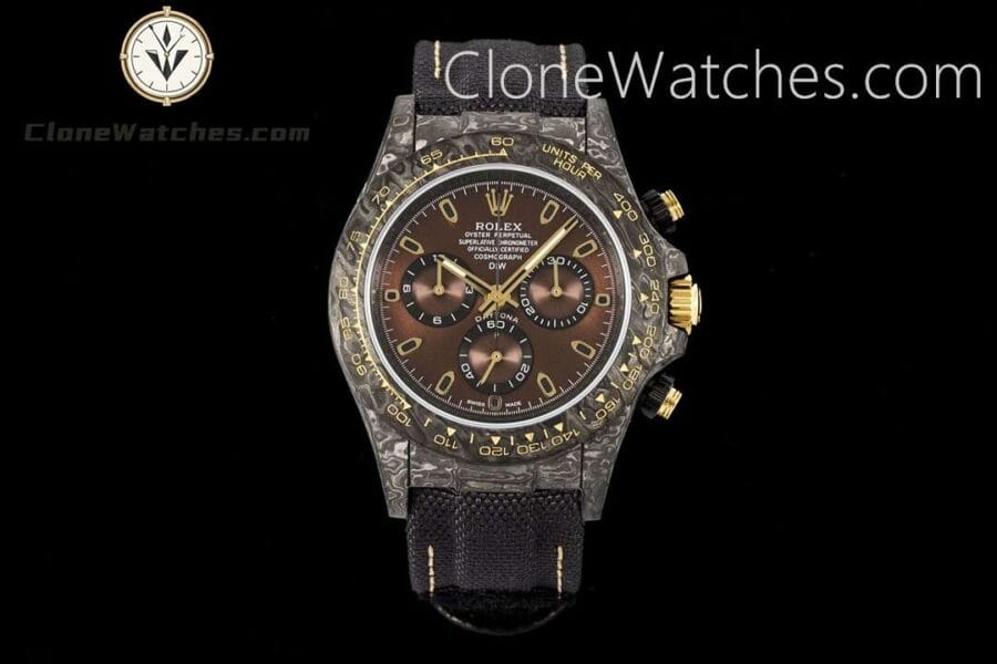 Super Clone Watches – Modified DiW Rolex Daytona “GRADIENT BROWN GOLD”