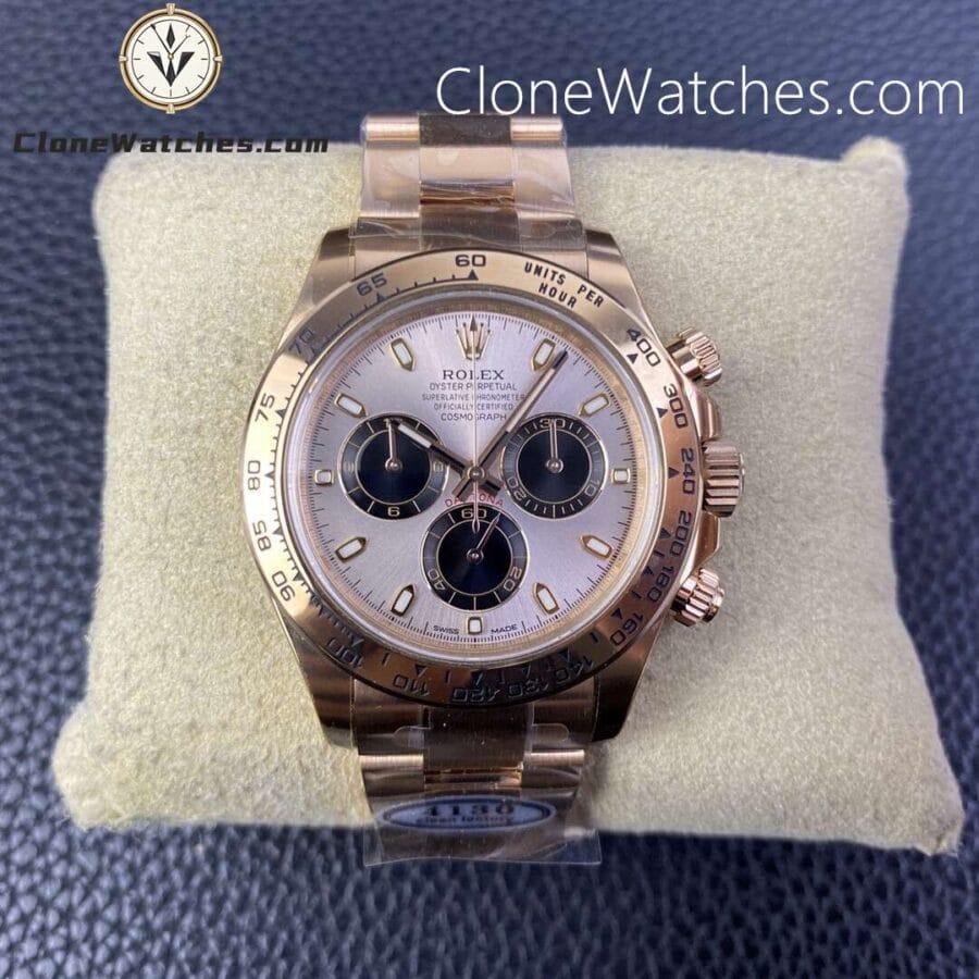 Super Clone Watches – Rolex  Daytona Sundust/Black Dial M116505