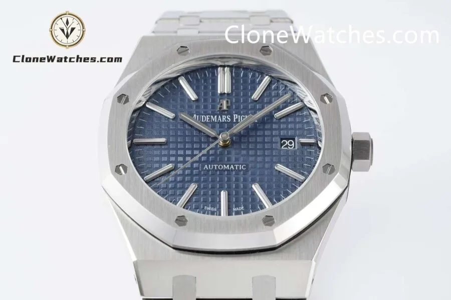 Audemars Piguet Super Clone Watches 1:1 Royal Oak 15400 Blue Dial - Image 4