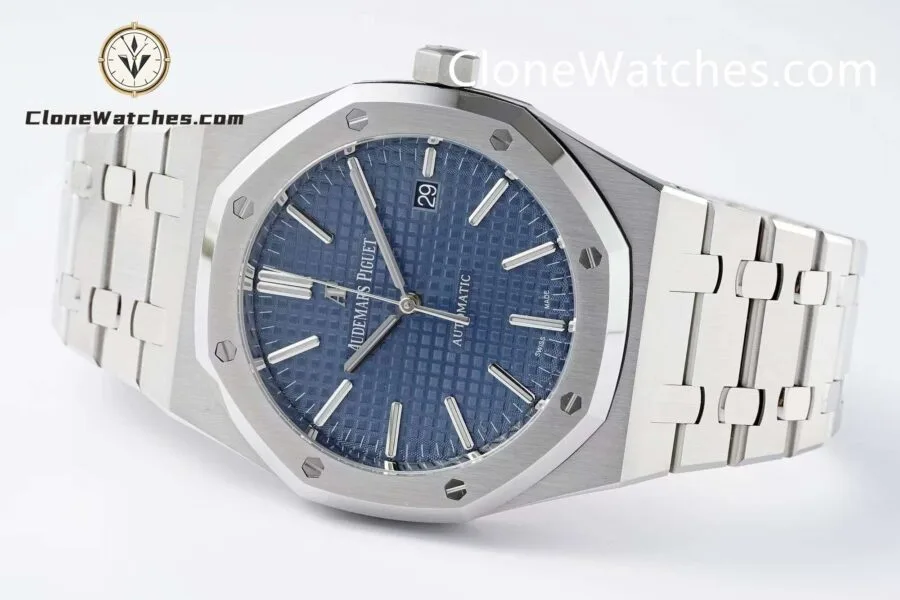 Audemars Piguet Super Clone Watches 1:1 Royal Oak 15400 Blue Dial - Image 5