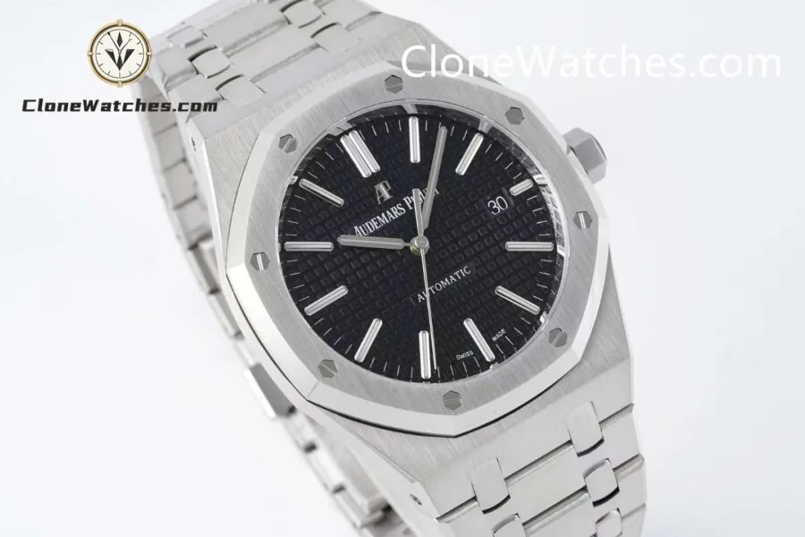 Audemars Piguet Super Clone Watches 1:1 Royal Oak 15400 Black Dial - Image 2