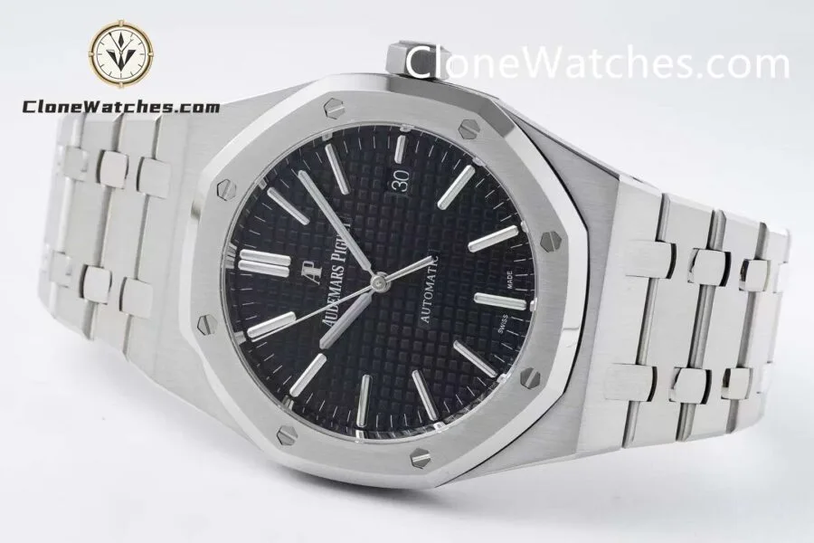 Audemars Piguet Super Clone Watches 1:1 Royal Oak 15400 Black Dial - Image 4