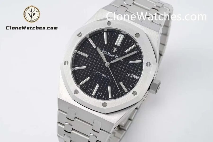 Audemars Piguet Super Clone Watches 1:1 Royal Oak 15400 Black Dial - Image 3