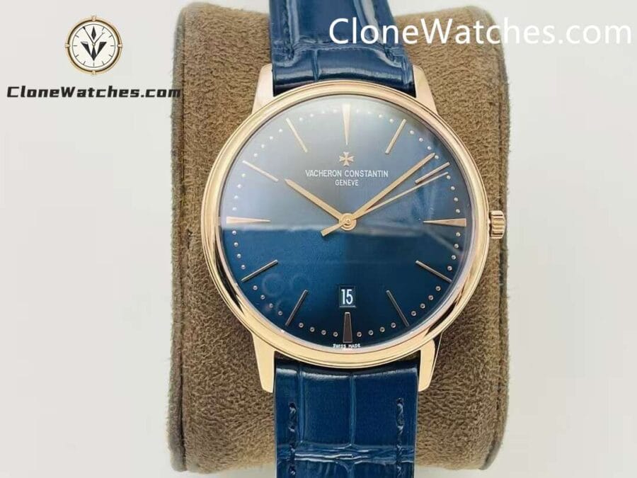 Super Clone Watches – Vacheron Constantin  Patrimony Rose Gold 85180/000R-B515