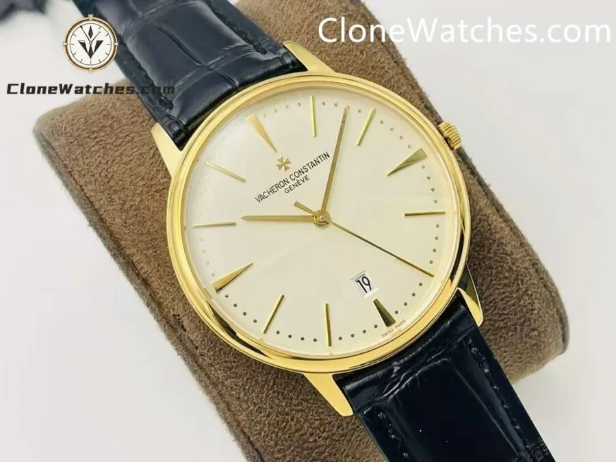 Vacheron Constantin Super Clone Watches 1:1 Patrimony Gold 85180/000J-9231 White Dial - Image 4