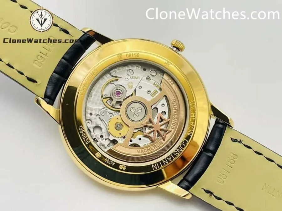 Vacheron Constantin Super Clone Watches 1:1 Patrimony Gold 85180/000J-9231 White Dial - Image 7