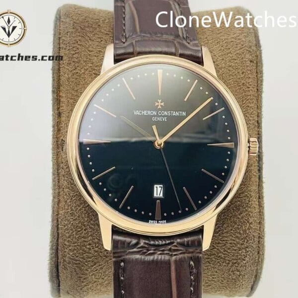 Super Clone Watches – Vacheron Constantin  Patrimony Rose Gold 85180/000R-9166