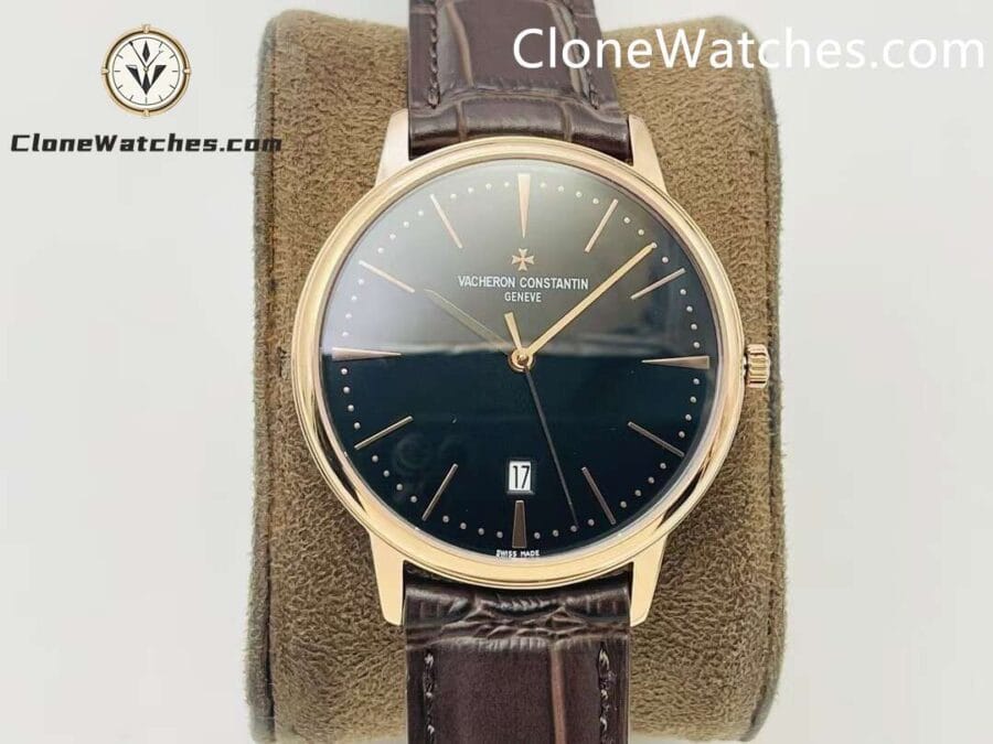 Super Clone Watches – Vacheron Constantin  Patrimony Rose Gold 85180/000R-9166