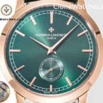 Vacheron Constantin Super Clone Watches 1:1 Traditionnelle Rose Gold 82172/000R-H008 Green Dial - Image 2
