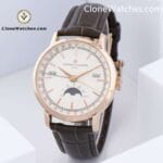 Vacheron Constantin Super Clone Watches 1:1 Traditionnelle Rose Gold 4010T/000R-B344 White Dial - Image 5