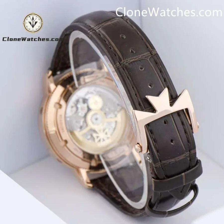 Vacheron Constantin Super Clone Watches 1:1 Traditionnelle Rose Gold 4010T/000R-B344 White Dial - Image 9