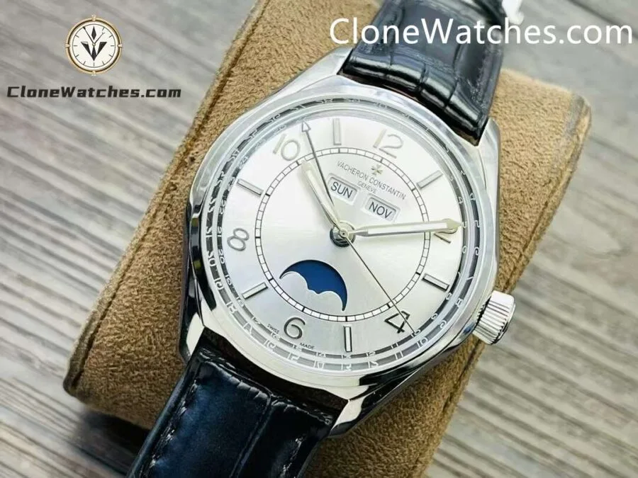 Vacheron Constantin Super Clone Watches 1:1 Fiftysix 4000E/000A-B439 Grey White Dial - Image 4