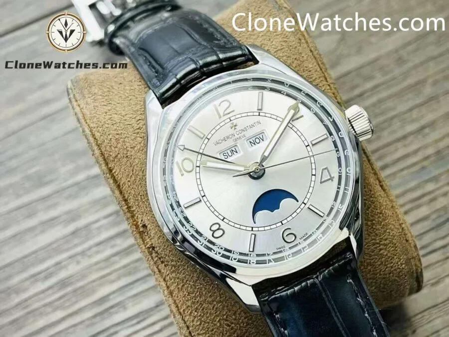 Vacheron Constantin Super Clone Watches 1:1 Fiftysix 4000E/000A-B439 Grey White Dial - Image 5