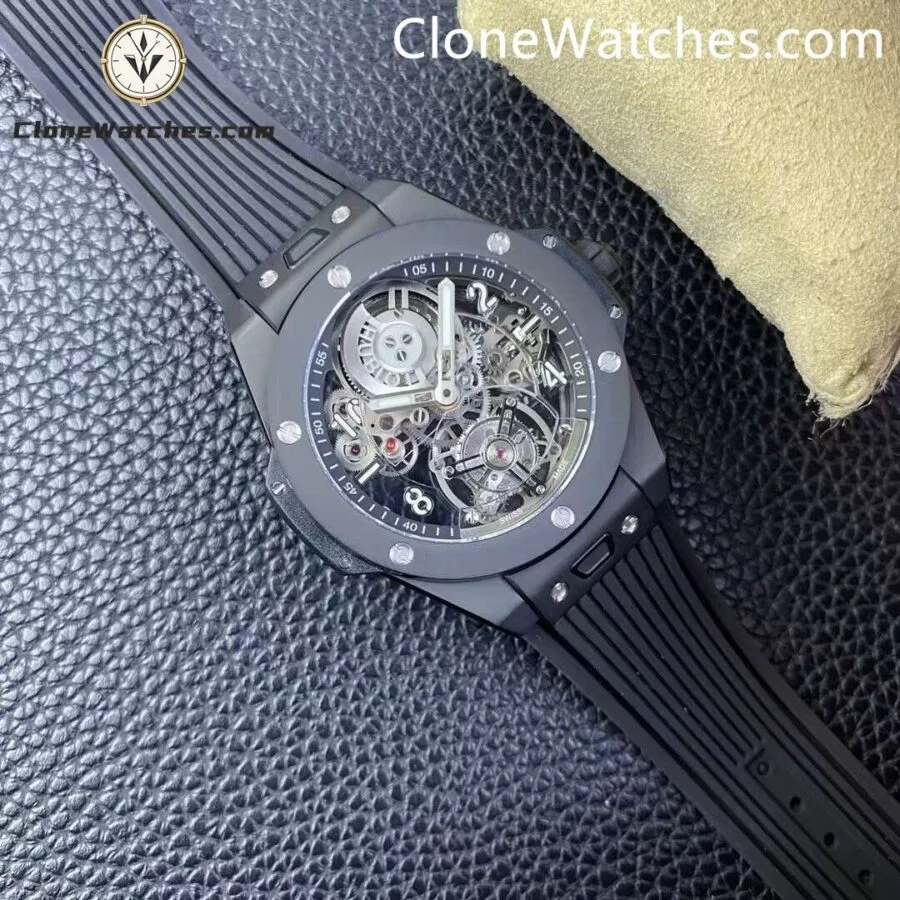 Hublot Super Clone Watches 1:1 Big Bang Tourbillon Automatic Black Magic 419.CI.0170.RX - Image 6