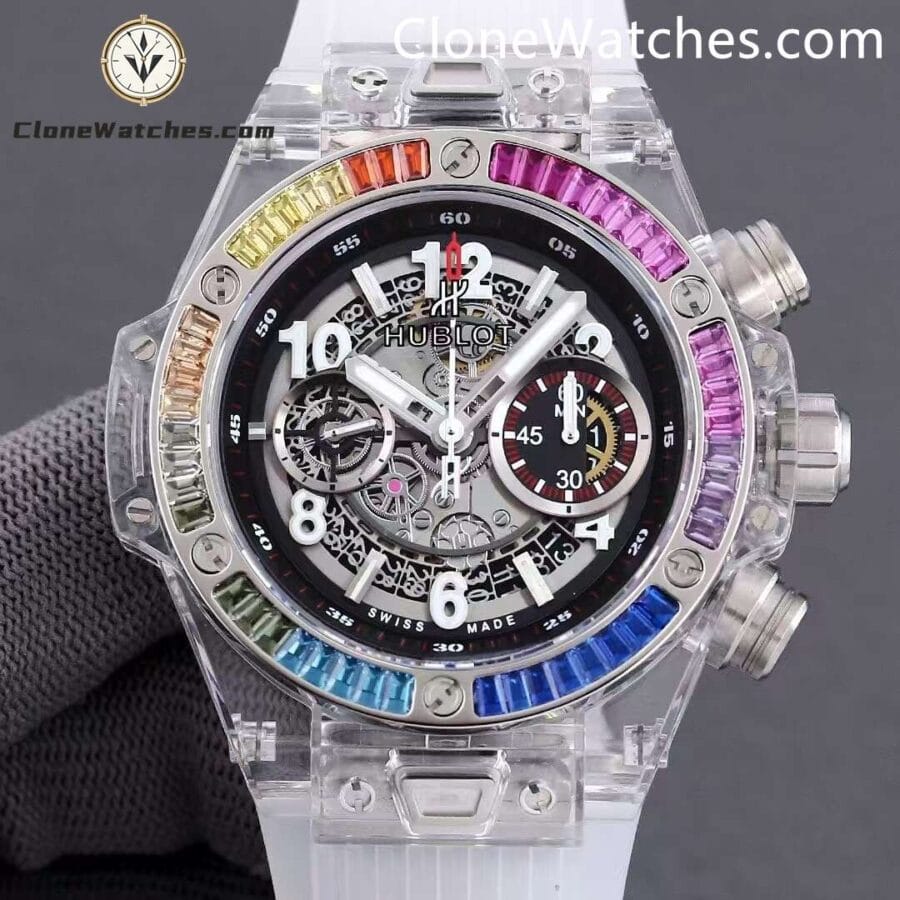 Super Clone Watches – Hublot Big Bang Unico Sapphire Rainbow Circle