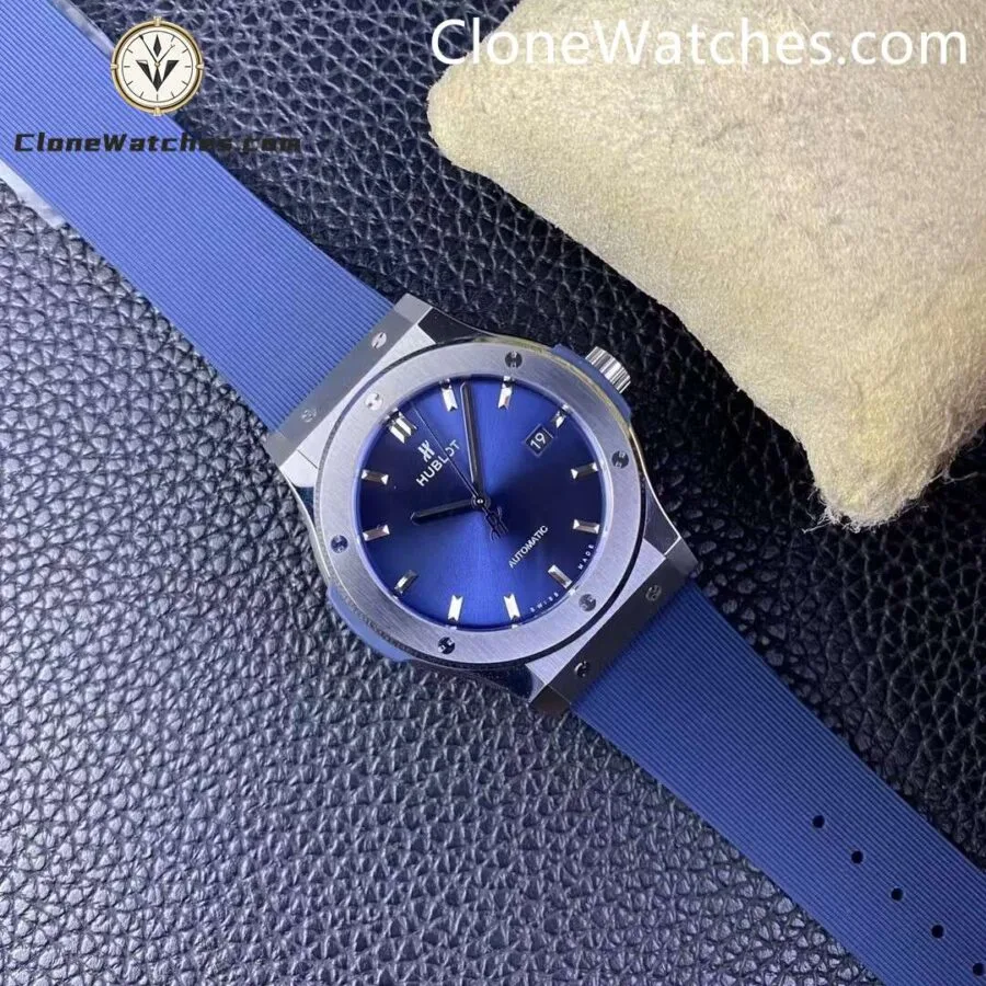 Hublot Super Clone Watches 1:1 Classic Fusion Titanium Blue 542.NX.7170.RX - Image 6