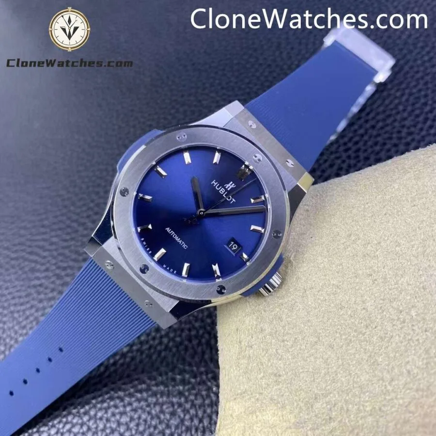 Hublot Super Clone Watches 1:1 Classic Fusion Titanium Blue 542.NX.7170.RX - Image 5