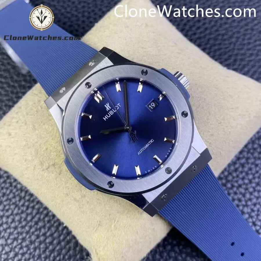 Hublot Super Clone Watches 1:1 Classic Fusion Titanium Blue 542.NX.7170.RX - Image 4