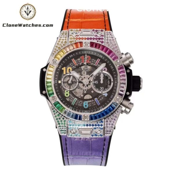 Super Clone Watches – Hublot Big Bang Unico Titanium Rainbow