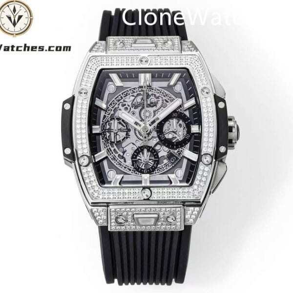 Super Clone Watches – Hublot Spirit of Big Bang Titanium Pavé