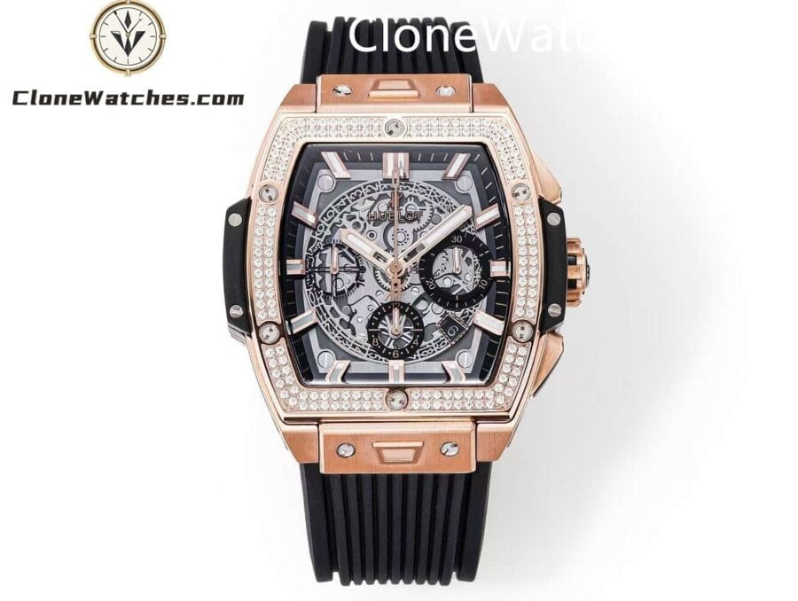 Super Clone Watches – Hublot Spirit of Big Bang Rose Gold Diamonds