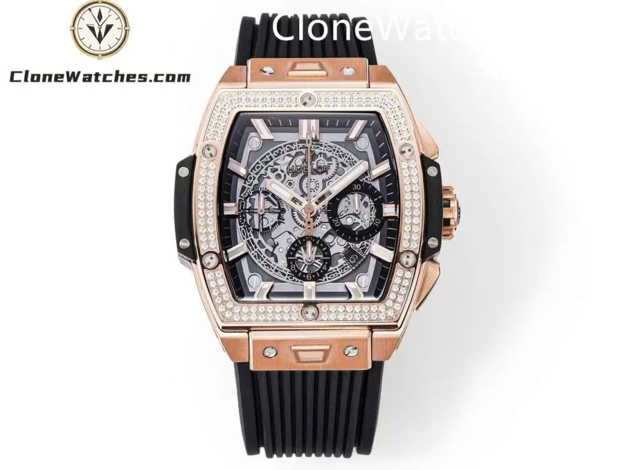 Super Clone Watches – Hublot Spirit of Big Bang Rose Gold Diamonds