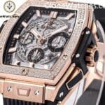 Hublot Super Clone Watches 1:1 Spirit of Big Bang Rose Gold  Diamonds 642.OX.0180.RX.1104 - Image 4