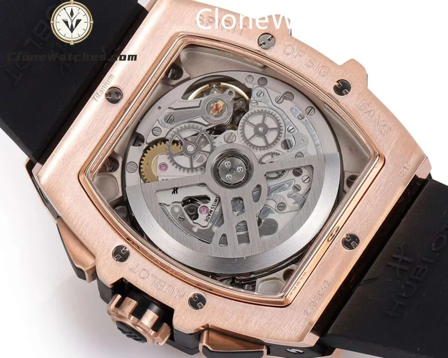 Hublot Super Clone Watches 1:1 Spirit of Big Bang Rose Gold  Diamonds 642.OX.0180.RX.1104 - Image 8