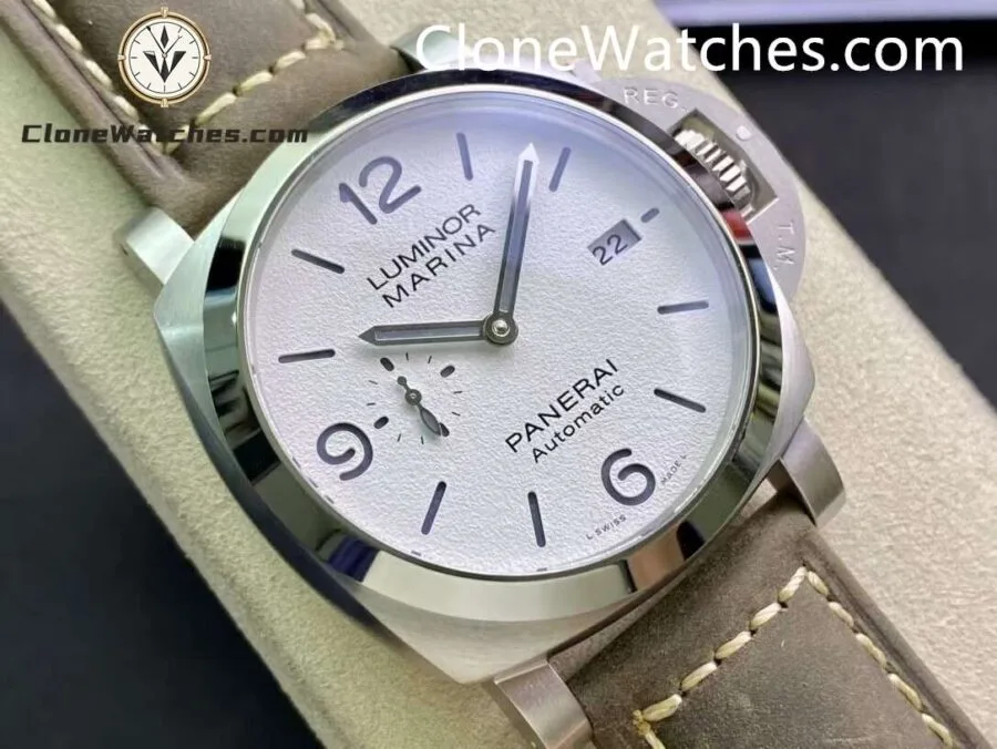 Panerai Super Clone Watches 1:1 Luminor Marina PAM01314 White Dial - Image 3