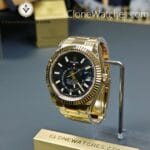 Rolex Super Clone Watches 1:1 Sky Dweller Yellow Gold Black Dial Oyster M336938-0002 9002 Movement - Image 3