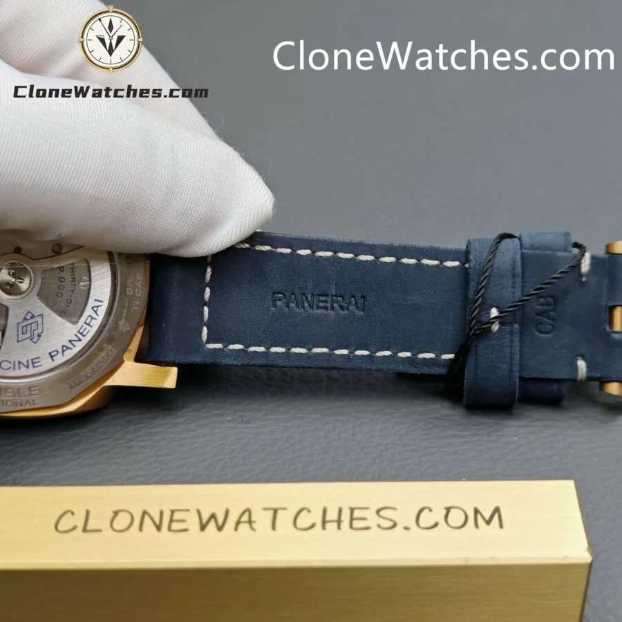 Panerai Super Clone Watches 1:1 Submersible Bronzo PAM01074 Blue Dial - Image 8