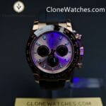 Rolex Super Clone Watches 1:1 Daytona 116515 Oysterflex Strap 4130 Movement - Image 2