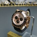 Rolex Super Clone Watches 1:1 Daytona 116515 Oysterflex Strap 4130 Movement - Image 3