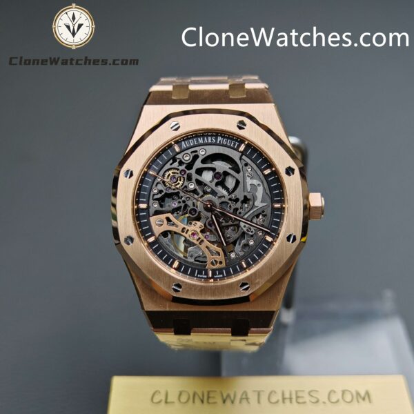 Super Clone Watches – Audemars Piguet Royal Oak Rose Gold 15407