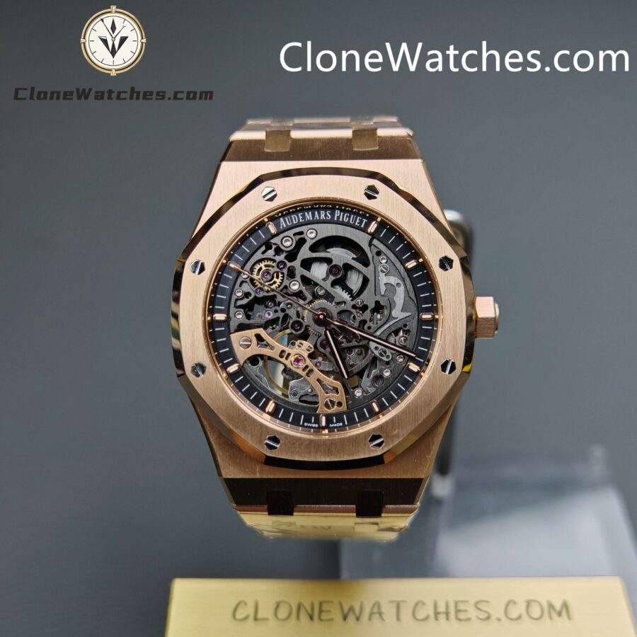 Super Clone Watches – Audemars Piguet Royal Oak Rose Gold 15407