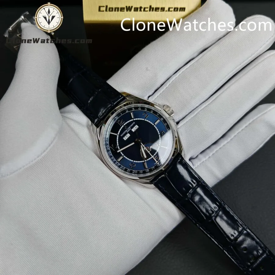 Vacheron Constantin Super Clone Watches 1:1 Fiftysix 4000E/000A-B548 Blue Dial - Image 5