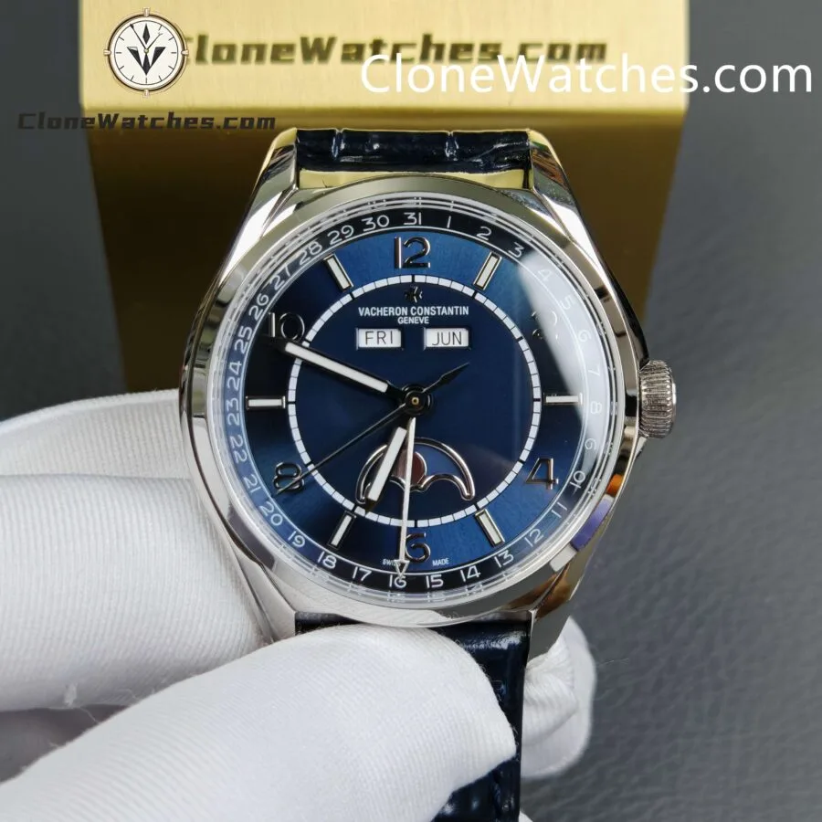 Vacheron Constantin Super Clone Watches 1:1 Fiftysix 4000E/000A-B548 Blue Dial - Image 4