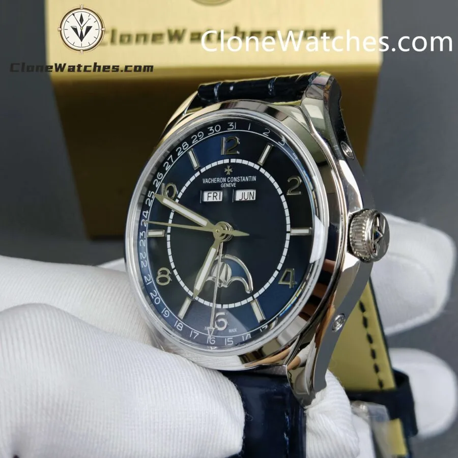 Vacheron Constantin Super Clone Watches 1:1 Fiftysix 4000E/000A-B548 Blue Dial - Image 6