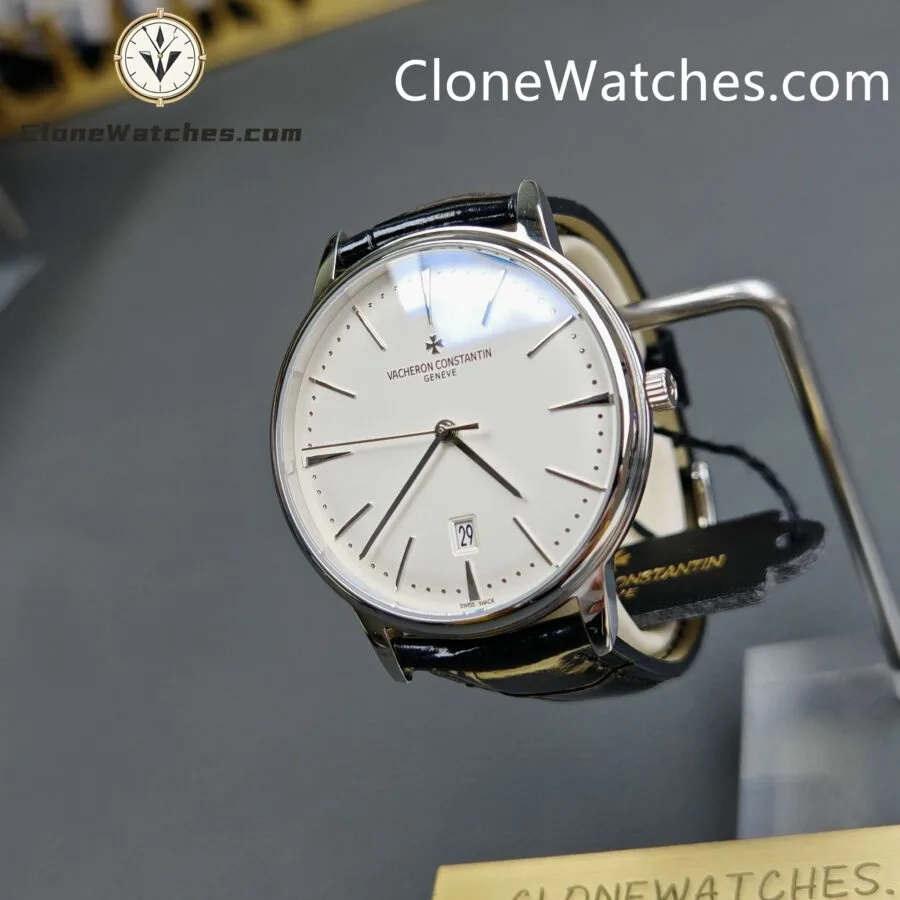 Vacheron Constantin Super Clone Watches 1:1 Patrimony 85180/000G-9230 White Dial - Image 2