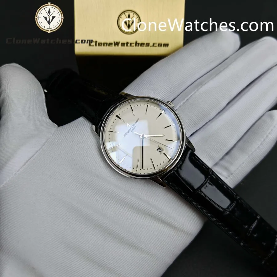 Vacheron Constantin Super Clone Watches 1:1 Patrimony 85180/000G-9230 White Dial - Image 5