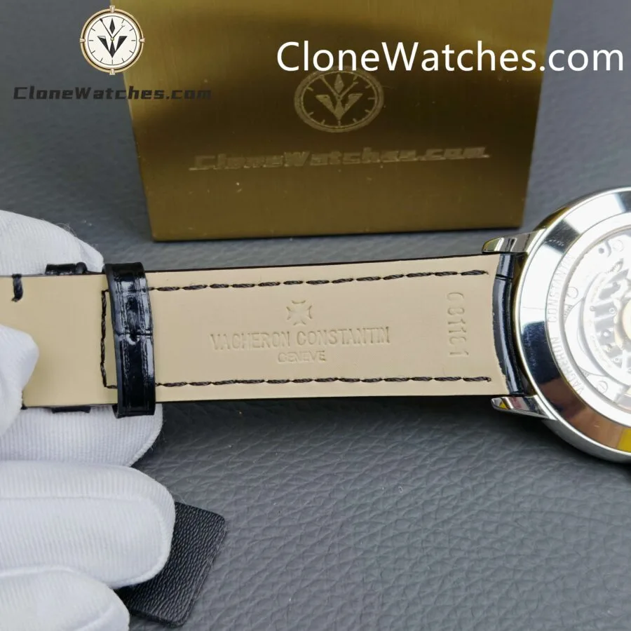 Vacheron Constantin Super Clone Watches 1:1 Patrimony 85180/000G-9230 White Dial - Image 9