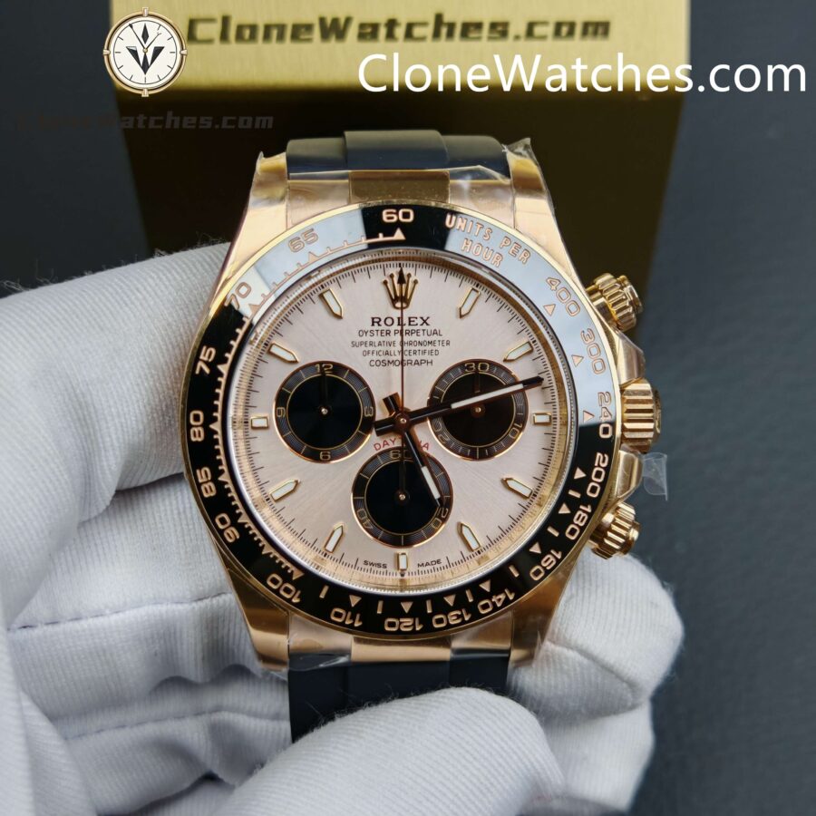 Rolex Super Clone Watches 1:1  Daytona Rose Gold M126515ln-0006 4131 Movement - Image 5