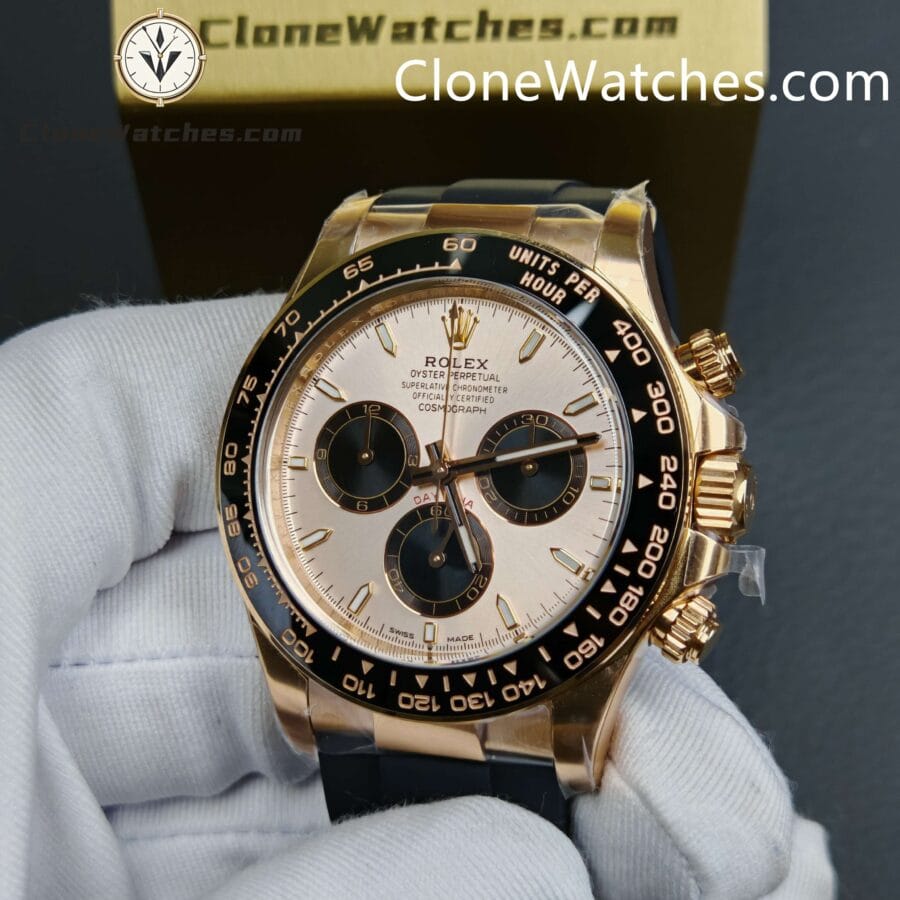 Rolex Super Clone Watches 1:1  Daytona Rose Gold M126515ln-0006 4131 Movement - Image 6