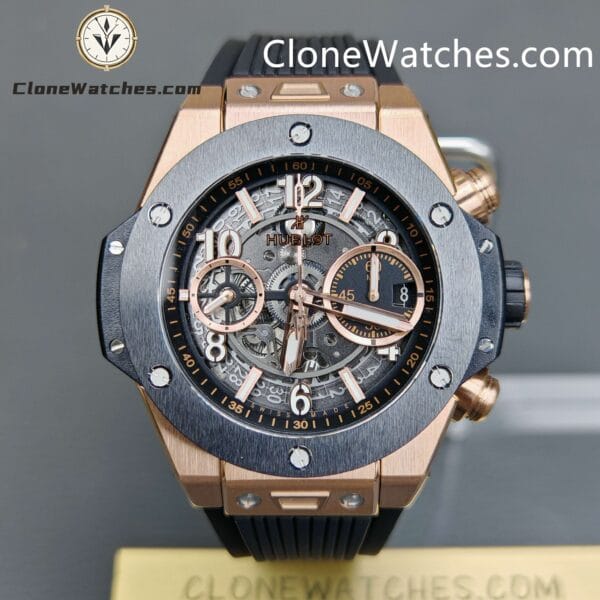 Super Clone Watches – Hublot Big Bang Unico King Gold Ceramic